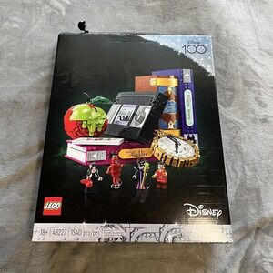 LEGO Disney 100 Villains Icons Set 43227 Empty Box Only Packaging Display